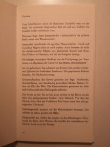 Auszug aus "Unter Ziegelbränden" von Gerhard Neumann (Rimbaud Verlag).
